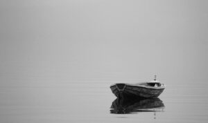 boat minimalist alone single